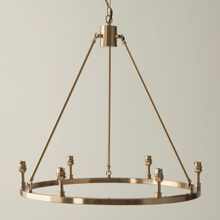 Lampa wisząca mosiężna 6-punktowa 111202 z serii Chester - Endon Lighting