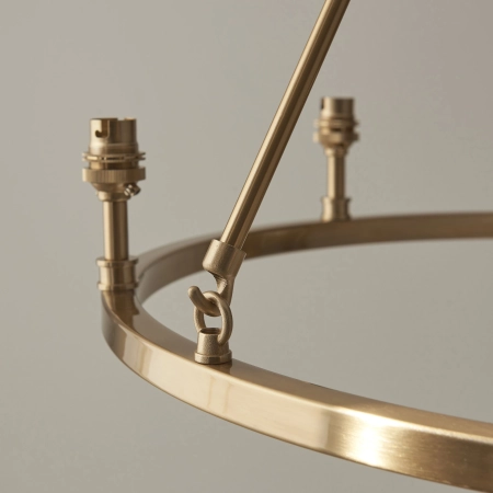 Lampa wisząca mosiężna 6-punktowa 111202 z serii Chester - Endon Lighting