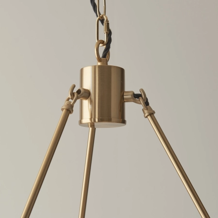 Lampa wisząca mosiężna 6-punktowa 111202 z serii Chester - Endon Lighting