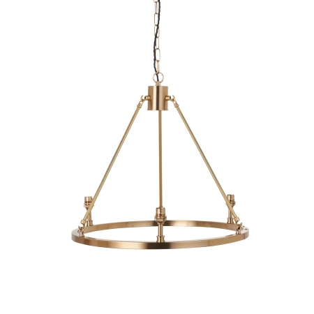 Lampa wisząca metalowa mosiężna 3-punktowa 111203 z serii Chester - Endon Lighting