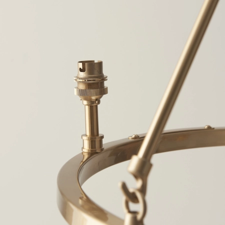 Lampa wisząca metalowa mosiężna 3-punktowa 111203 z serii Chester - Endon Lighting