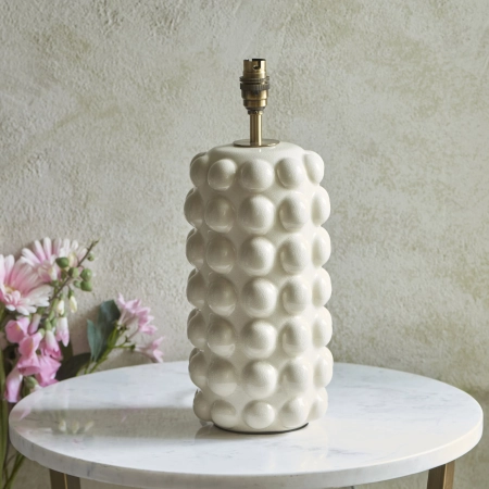 Podstawa lampy stołowej ceramiczna biała 39cm 111252 z serii BOBBLE - Endon Lighting