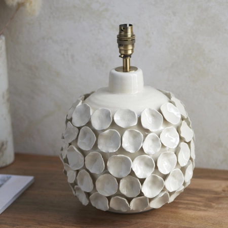 Podstawa lampy stołowej ceramiczna kremowa 32cm 111253 z serii Borello - Endon Lighting