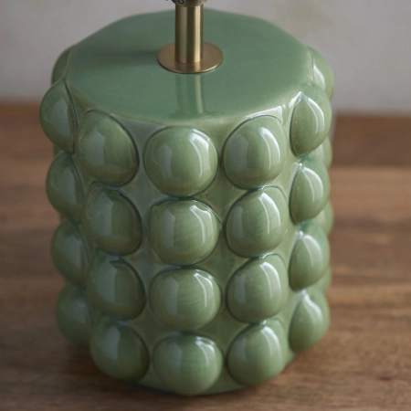 Podstawa lampy stołowej ceramiczna zielona 24cm 111257 z serii Bobble - Endon Lighting