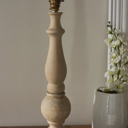 Podstawa lampy stołowej drewniana 44cm 111365 z serii Hidcote - Endon Lighting