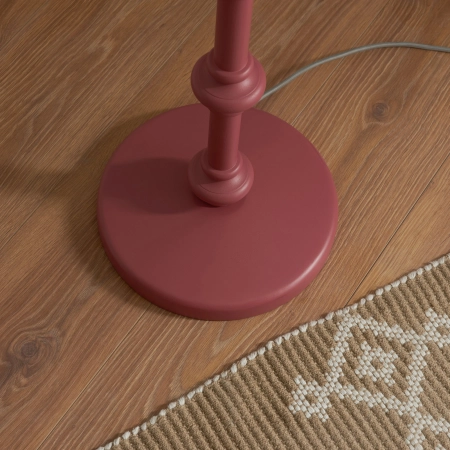 Podstawa lampy podłogowej drewniana różowa 138cm 111603 z serii CARNABY - Endon Lighting