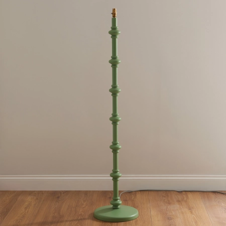 Podstawa lampy podłogowej drewniana zielona 138cm 111604 z serii Carnaby - Endon Lighting