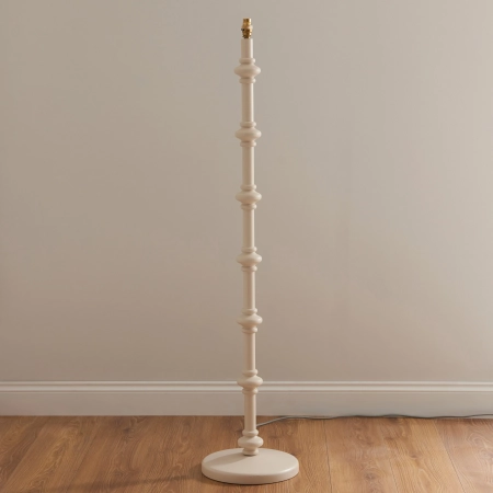 Podstawa lampy podłogowej drewniana biała 138cm 111606 z serii Carnaby - Endon Lighting
