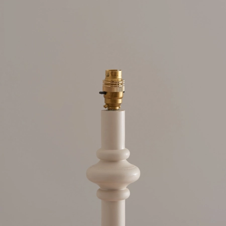 Podstawa lampy podłogowej drewniana biała 138cm 111606 z serii Carnaby - Endon Lighting