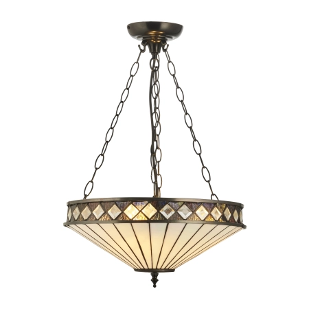 Lampa wisząca witrażowa Tiffany 1118703 z serii Interiors 1900