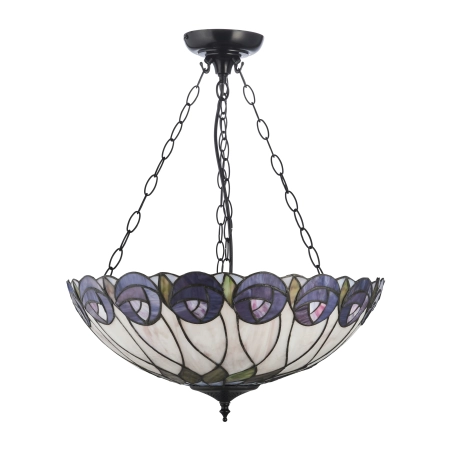 Lampa wisząca witrażowa Tiffany 1118723 z serii Interiors 1900