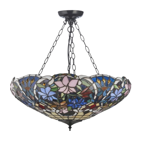 Lampa wisząca witrażowa Tiffany 1118873 z serii Interiors 1900