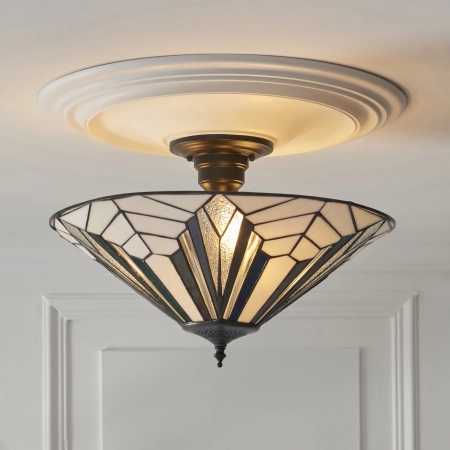 Plafon do salonu Tiffany 1118953 x 10W LED E27 - Interiors 1900