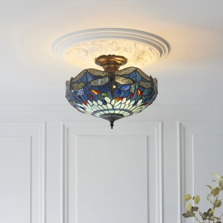 Plafon Tiffany 1118973 x 10W LED E27 - Interiors 1900