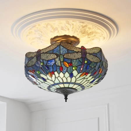 Plafon Tiffany 1118973 x 10W LED E27 - Interiors 1900