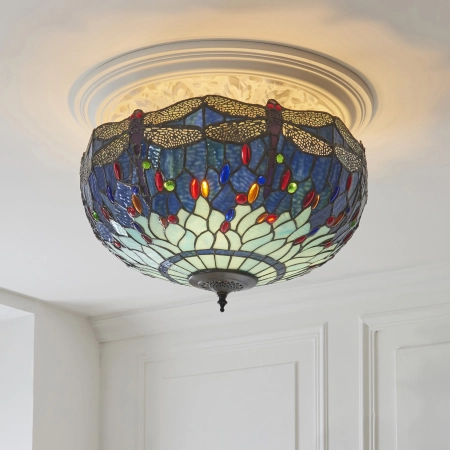 Plafon Tiffany 1118993 x 10W LED E27 - Interiors 1900