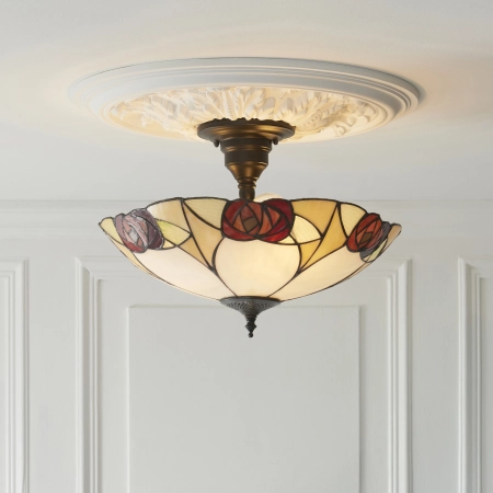Plafon Tiffany 1119073 x 10W LED E27 - Interiors 1900