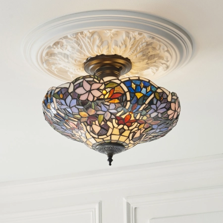 Plafon Tiffany 1119153 x 10W LED E27 - Interiors 1900