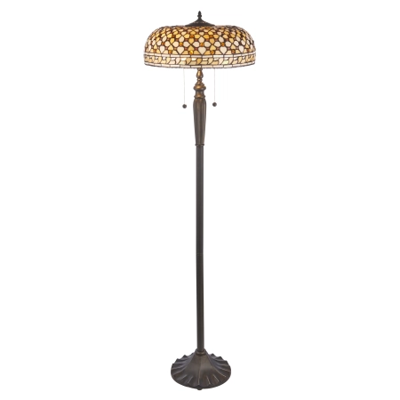Lampa podłogowa witrażowa Tiffany 1119212 z serii Interiors 1900