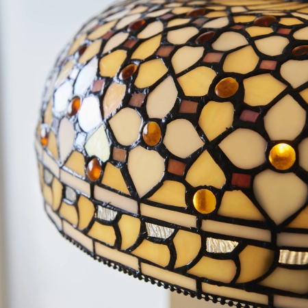 Lampa podłogowa witrażowa Tiffany 1119212 z serii Interiors 1900