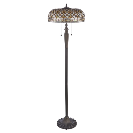 Lampa podłogowa witrażowa Tiffany 1119212 z serii Interiors 1900