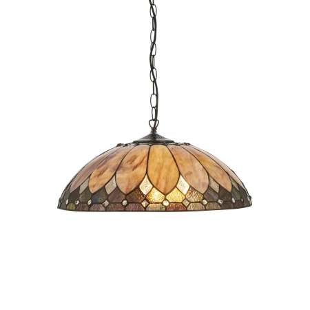 Lampa wisząca witrażowa Tiffany 643463 z serii Interiors 1900