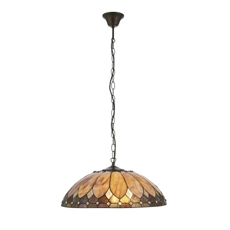 Lampa wisząca witrażowa Tiffany 643463 z serii Interiors 1900
