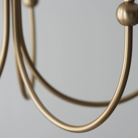 Lampa wisząca metalowa mosiężna 5-punktowa 112152 z serii Santiago - Endon Lighting