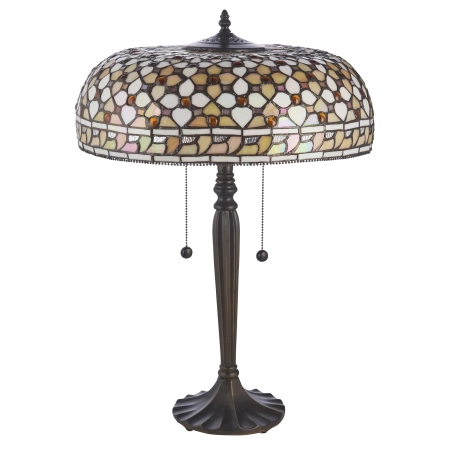 Lampa stołowa witrażowa Tiffany 1121782 z serii Interiors 1900