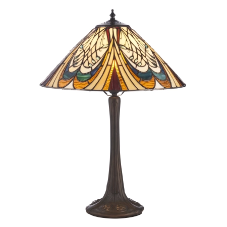 Lampa stołowa witrażowa Tiffany 11218510W z serii Interiors 1900