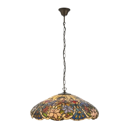 Lampa wisząca witrażowa wielokolorowa 1121933 z serii Interiors 1900