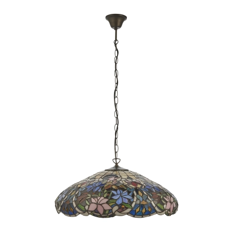 Lampa wisząca witrażowa wielokolorowa 1121933 z serii Interiors 1900