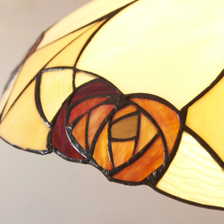 Lampa wisząca witrażowa Tiffany LED E27 11219710W z serii Interiors 1900