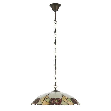 Lampa wisząca witrażowa Tiffany LED E27 11219710W z serii Interiors 1900
