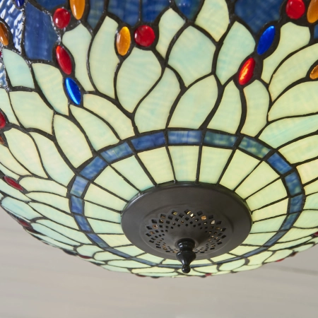 Lampa wisząca witrażowa Tiffany 1122503 z serii Interiors 1900
