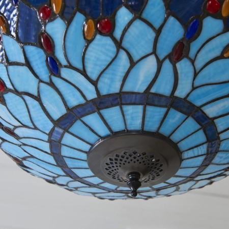 Lampa wisząca witrażowa Tiffany 1122503 z serii Interiors 1900