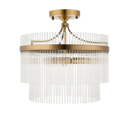 Lampa sufitowa mosiężna szklana 3-punktowa 112575 z serii Marietta - Endon Lighting