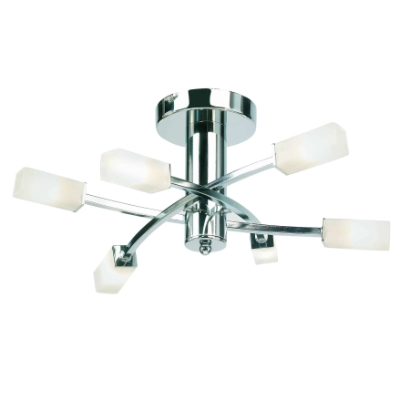 Lampa sufitowa chromowana 6-punktowa 146-6CH z serii HAVANA - Endon Lighting