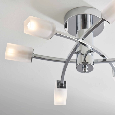 Lampa sufitowa chromowana 6-punktowa 146-6CH z serii HAVANA - Endon Lighting