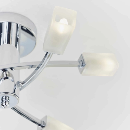 Lampa sufitowa chromowana 6-punktowa 146-6CH z serii HAVANA - Endon Lighting