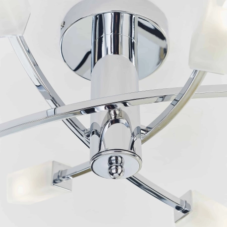 Lampa sufitowa chromowana 6-punktowa 146-6CH z serii HAVANA - Endon Lighting
