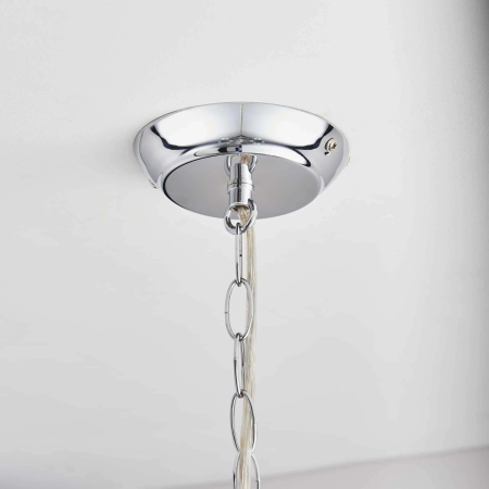 Żyrandol przezroczysty 8-punktowy 308-8CL z serii CLARENCE - Endon Lighting