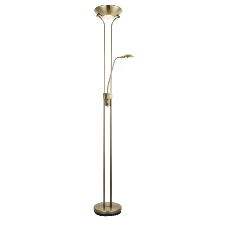 Lampa podłogowa metalowa mosiężna 180cm ROME-AN z serii ROME - Endon Lighting