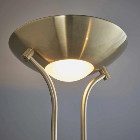 Lampa podłogowa metalowa mosiężna 180cm ROME-AN z serii ROME - Endon Lighting