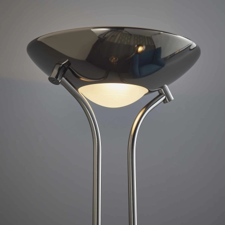 Lampa podłogowa metalowa czarna z ramieniem ROME-BC z serii ROME - Endon Lighting