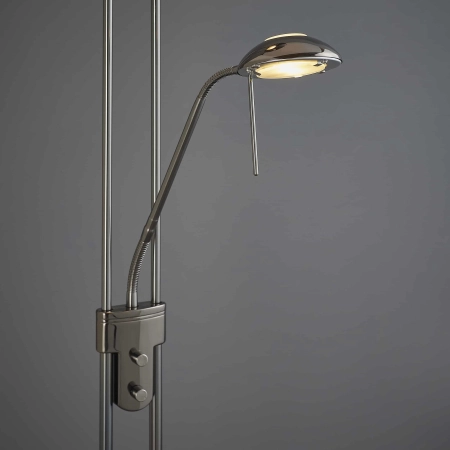 Lampa podłogowa metalowa czarna z ramieniem ROME-BC z serii ROME - Endon Lighting