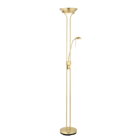 Lampa podłogowa metalowa miedziana z czytelnikiem ROME-SB z serii ROME - Endon Lighting