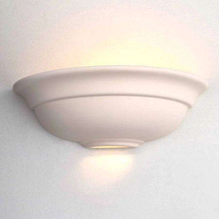 Kinkiet ceramiczny biały półokrągły UG-WB-G z serii Hillside - Endon Lighting