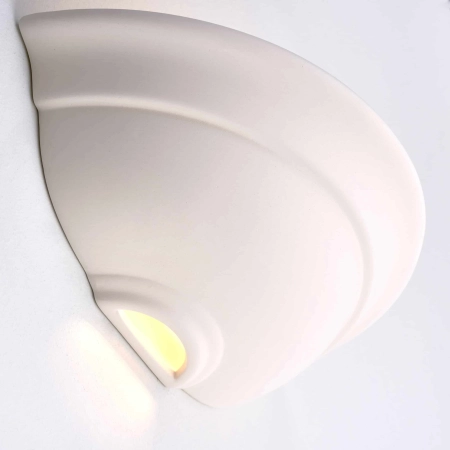 Kinkiet ceramiczny biały półokrągły UG-WB-G z serii Hillside - Endon Lighting