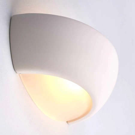 Kinkiet ceramiczny biały półokrągły UG-WB-X z serii ETON - Endon Lighting